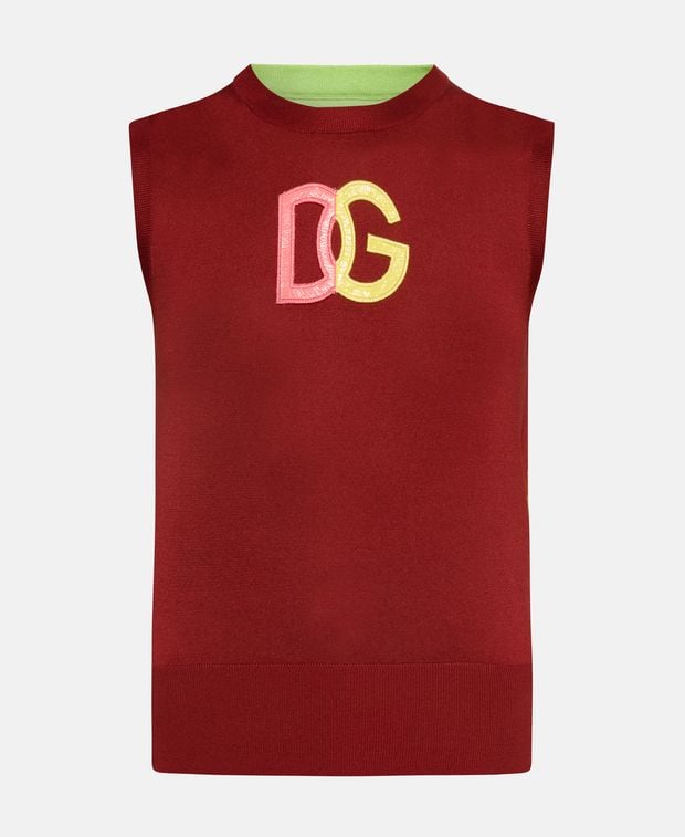 Dolce & Gabbana Knitted silk top