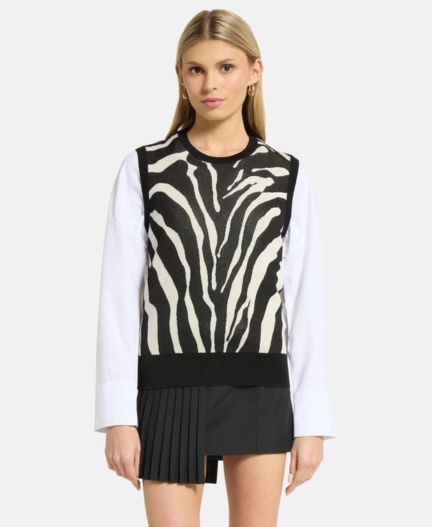 Dolce & Gabbana Wool-blend sleeveless pullover