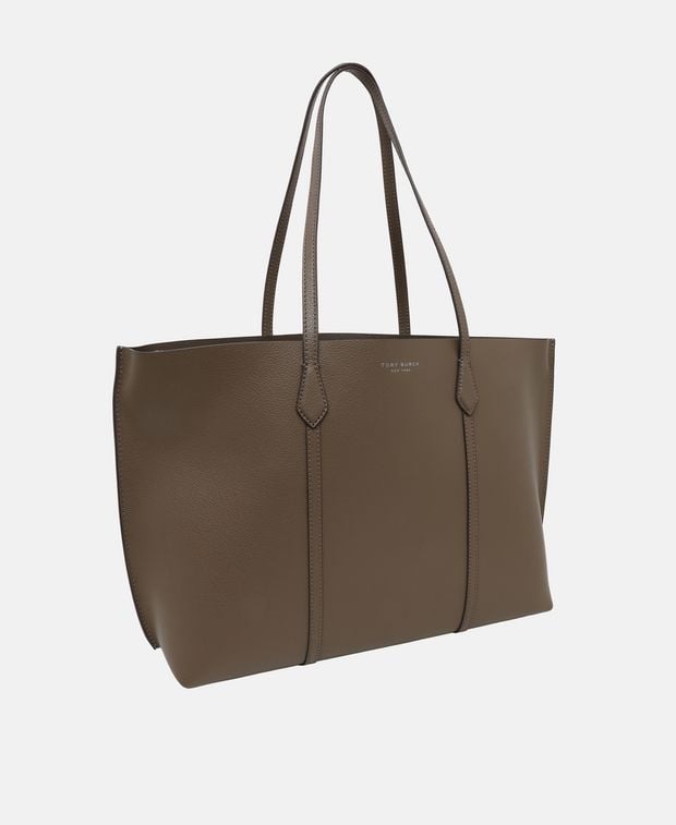 Tory Burch Leather shopper Wild Mushroom