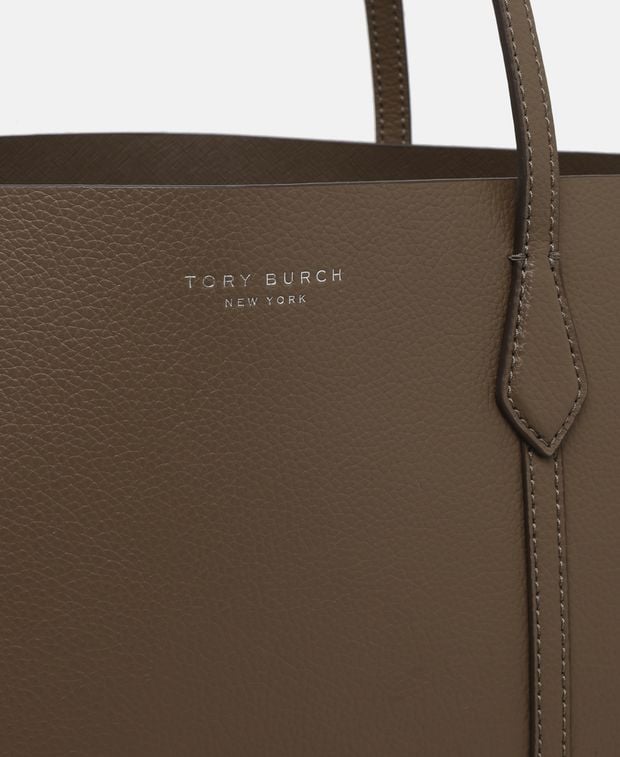 Tory Burch Leather shopper Wild Mushroom