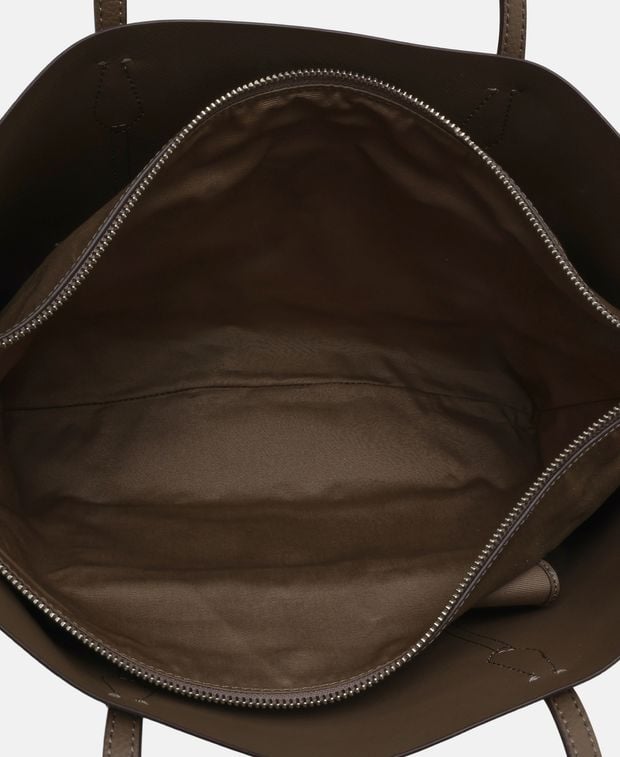 Tory Burch Leather shopper Wild Mushroom