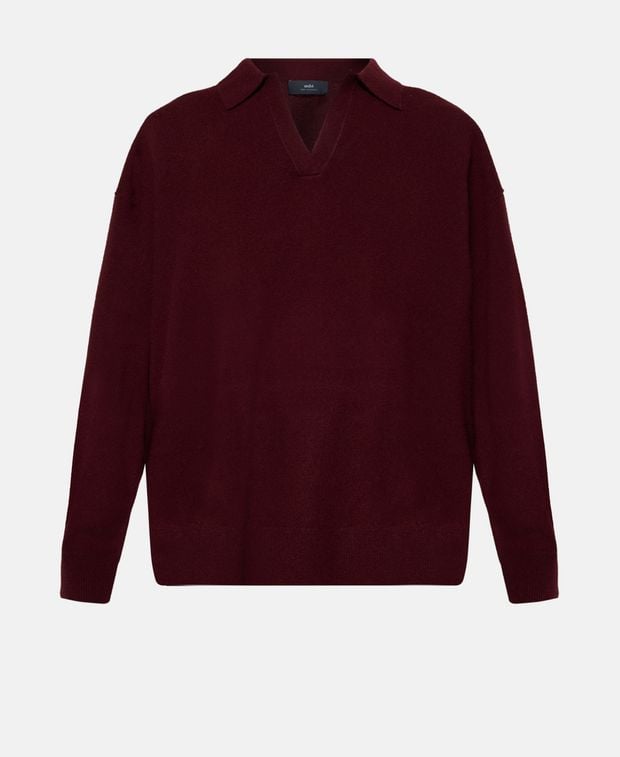 arch4 Cashmere polo shirt Cloverbend