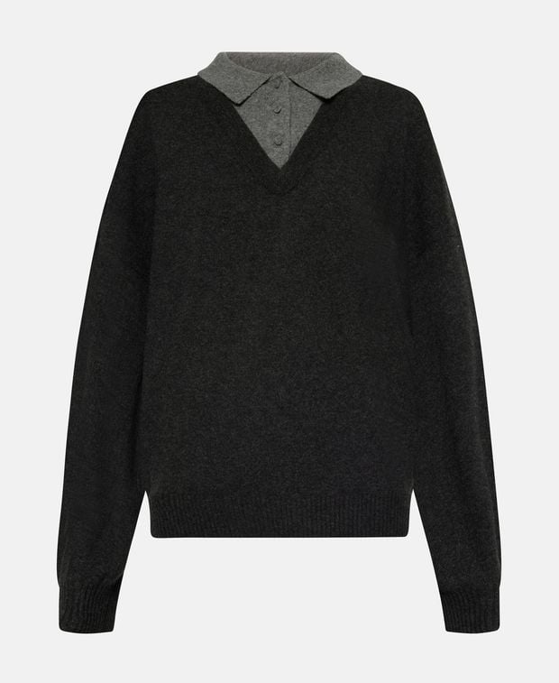arch4 Cashmere polo shirt Becca