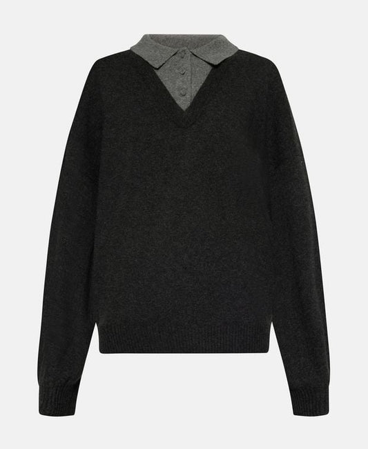 arch4 Cashmere polo shirt Becca