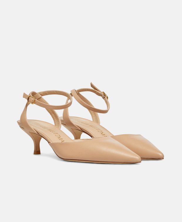 Stuart Weitzman Ankle strap pump Barelythere