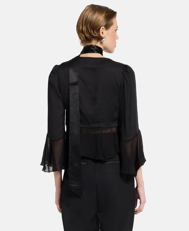 Temperley London Silk-blend jacket Leilani