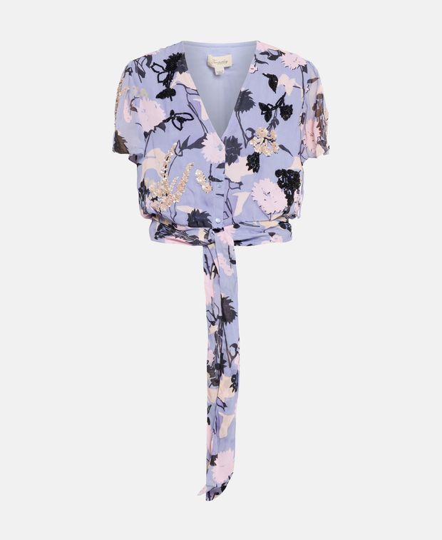 Temperley London Wrap blouse Maisie