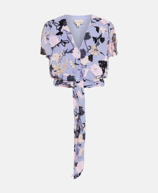 Temperley London Wrap blouse Maisie