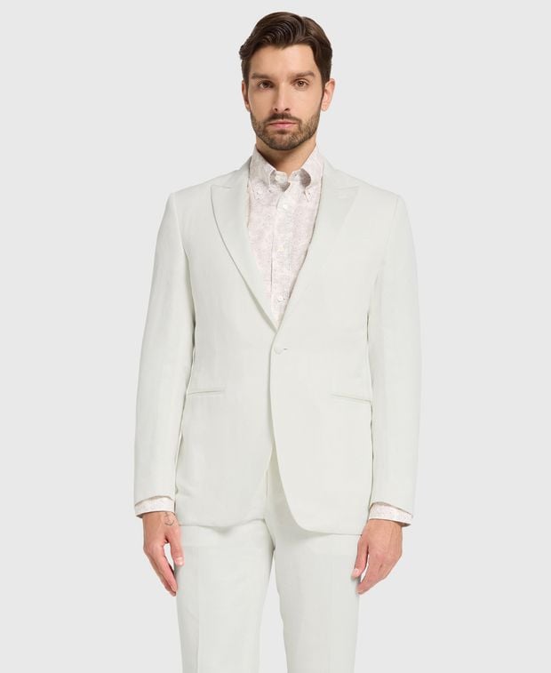 Canali Linen-blend suit
