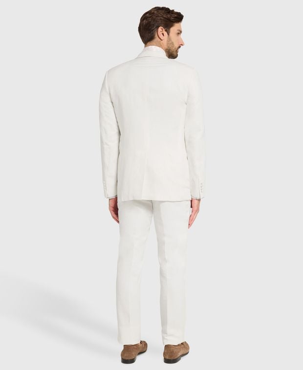 Canali Linen-blend suit