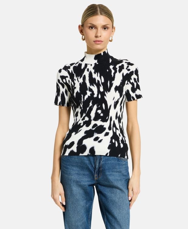 Oscar de la Renta Silk-blend pullover