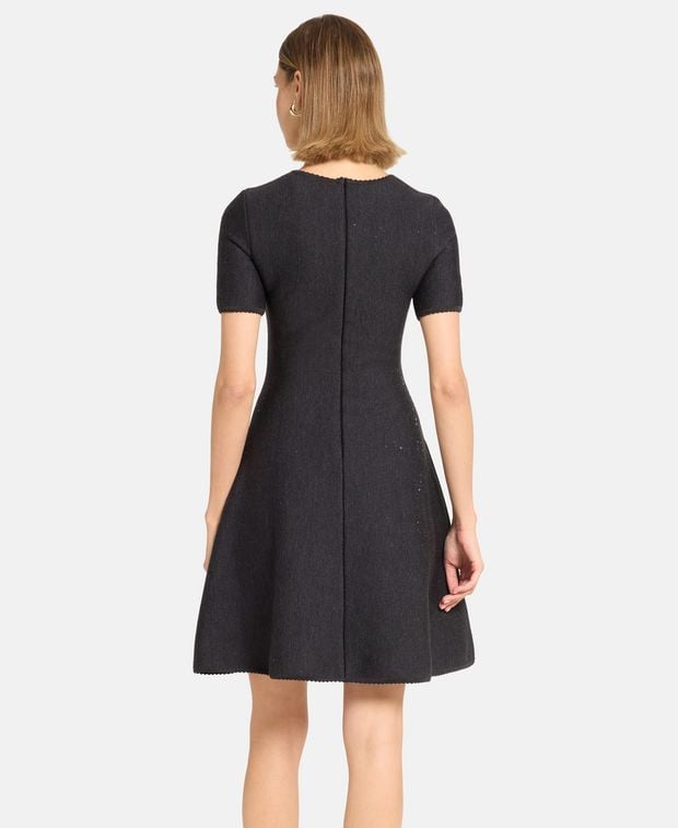 Oscar de la Renta Wool-blend dress