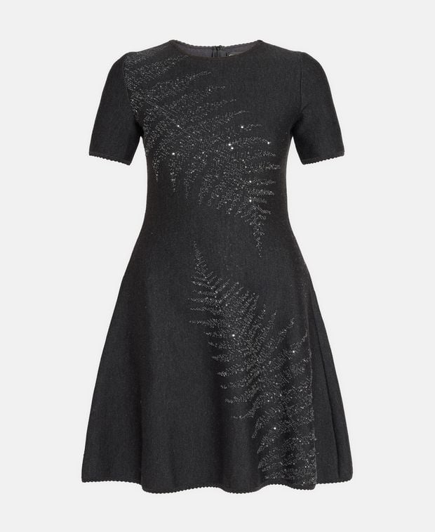 Oscar de la Renta Wool-blend dress