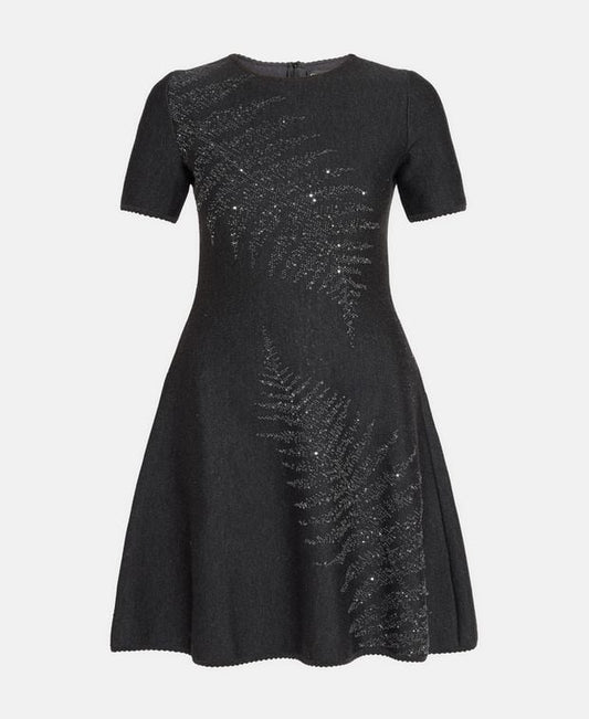 Oscar de la Renta Wool-blend dress