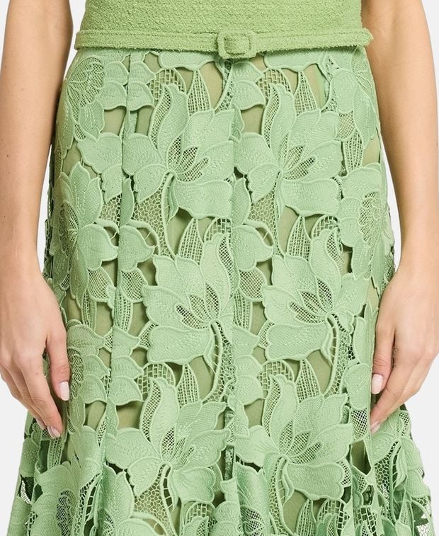 Oscar de la Renta Wool-blend dress