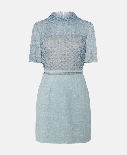 Oscar de la Renta Wool-blend dress