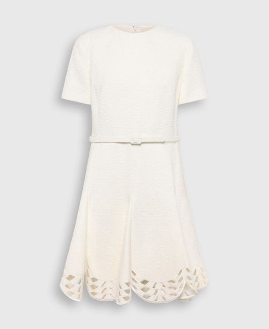 Oscar de la Renta Wool-blend dress