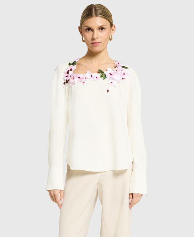 Oscar de la Renta Silk blouse