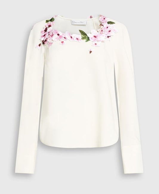 Oscar de la Renta Silk blouse