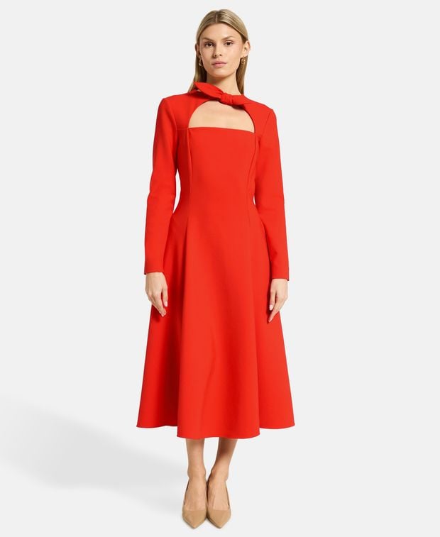 Oscar de la Renta Wool dress