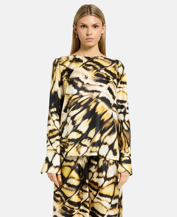 Oscar de la Renta Silk shirt blouse
