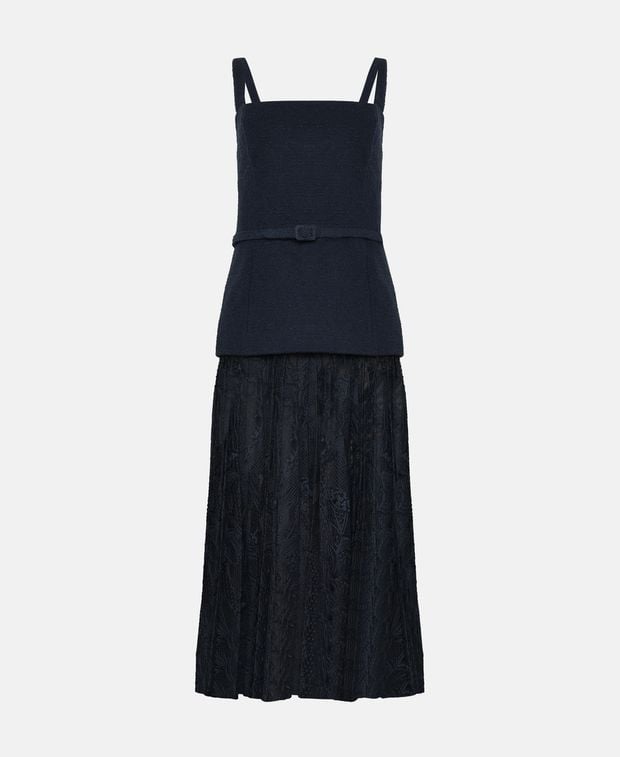 Oscar de la Renta Wool-blend dress