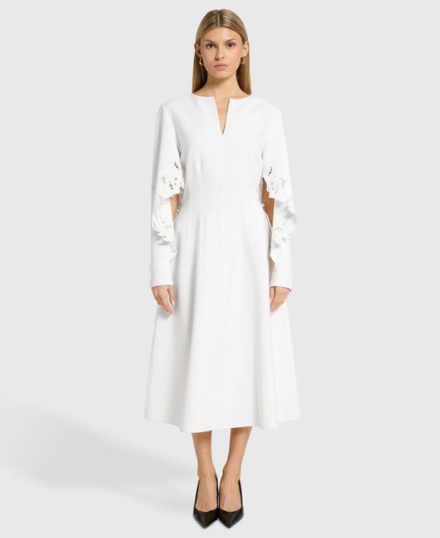 Oscar de la Renta Wool dress
