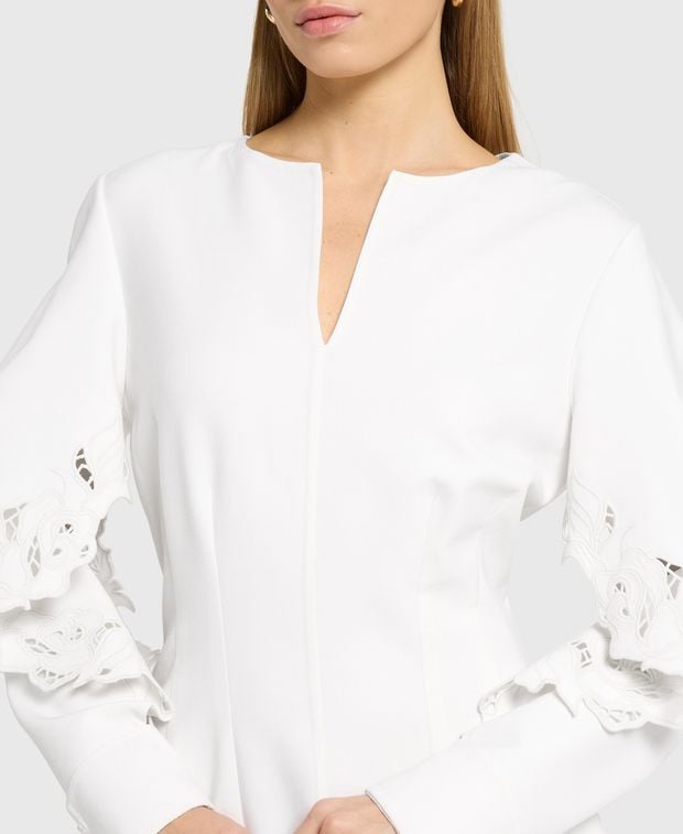 Oscar de la Renta Wool dress