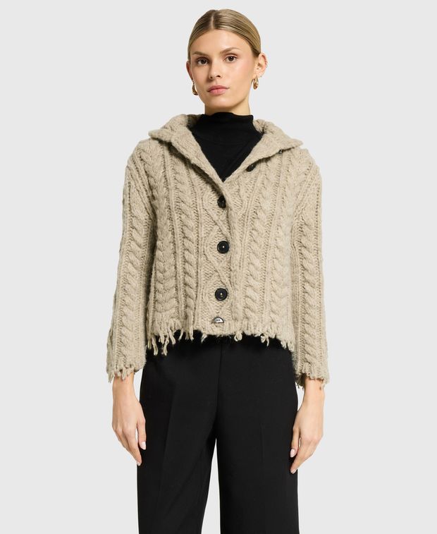 Maison Margiela Wool-blend cardigan