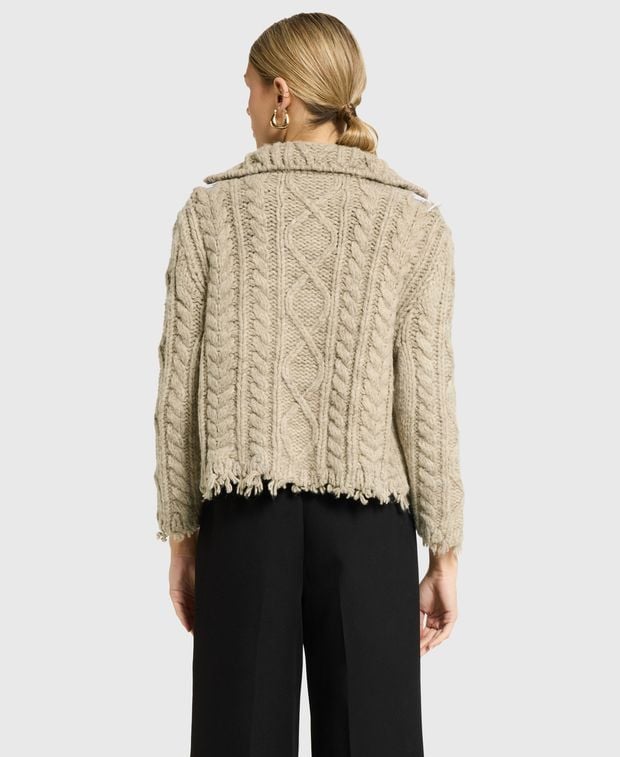 Maison Margiela Wool-blend cardigan