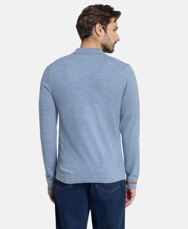 Burberry Woolen long-sleeved polo Pace