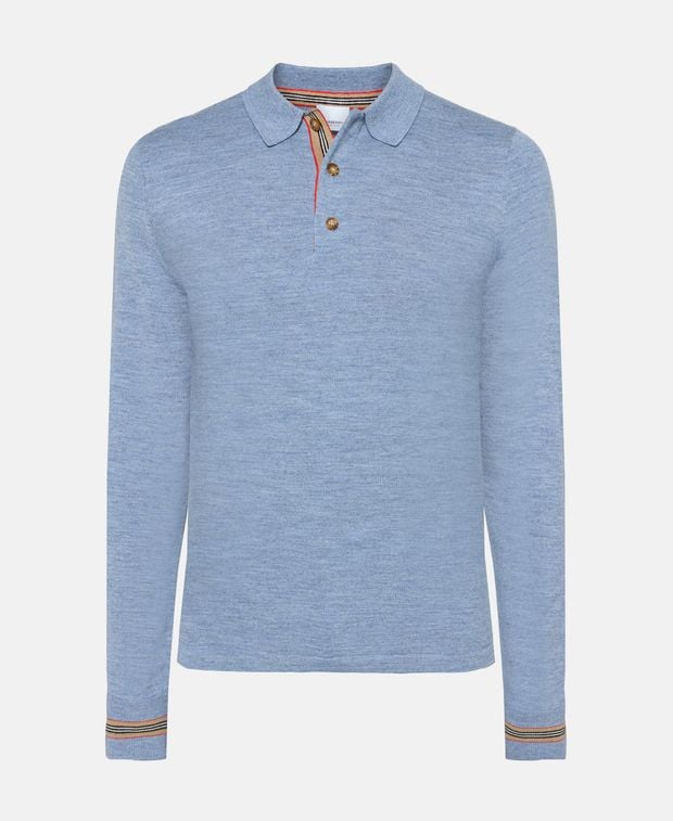 Burberry Woolen long-sleeved polo Pace
