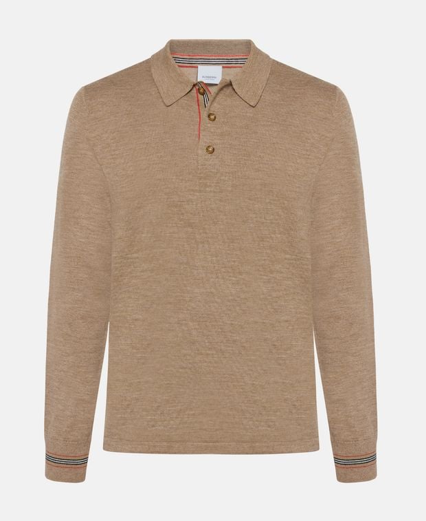 Burberry Woolen long-sleeved polo Pace