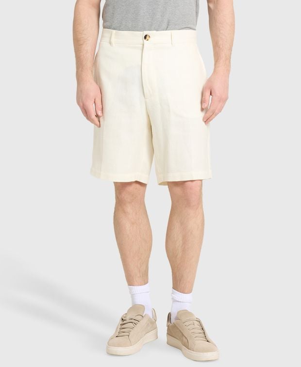 Brunello Cucinelli Linen-blend bermudas