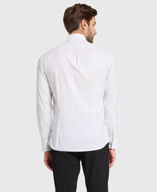 Brunello Cucinelli Long-sleeved shirt - slim fit