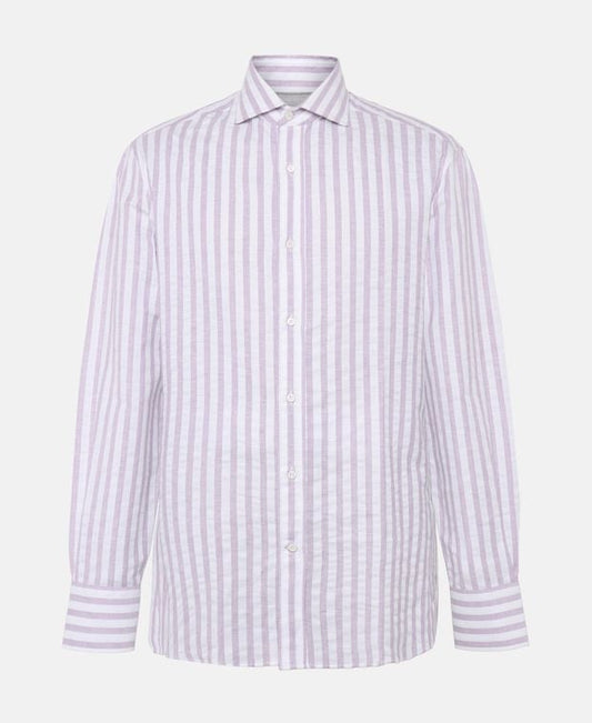 Brunello Cucinelli Long-sleeved shirt - slim fit