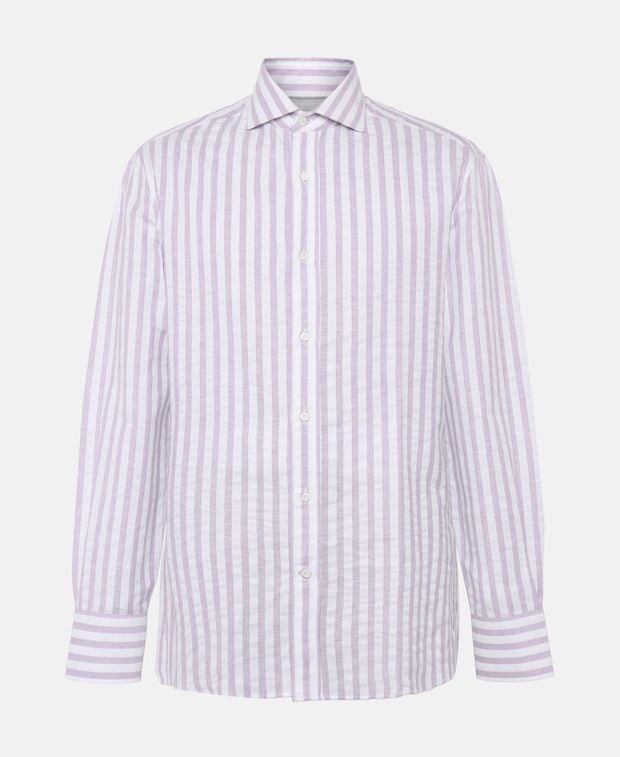 Brunello Cucinelli Long-sleeved shirt - slim fit
