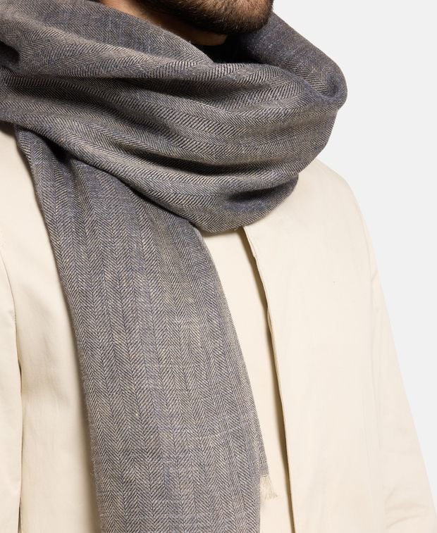 Brunello Cucinelli Silk-blend scarf