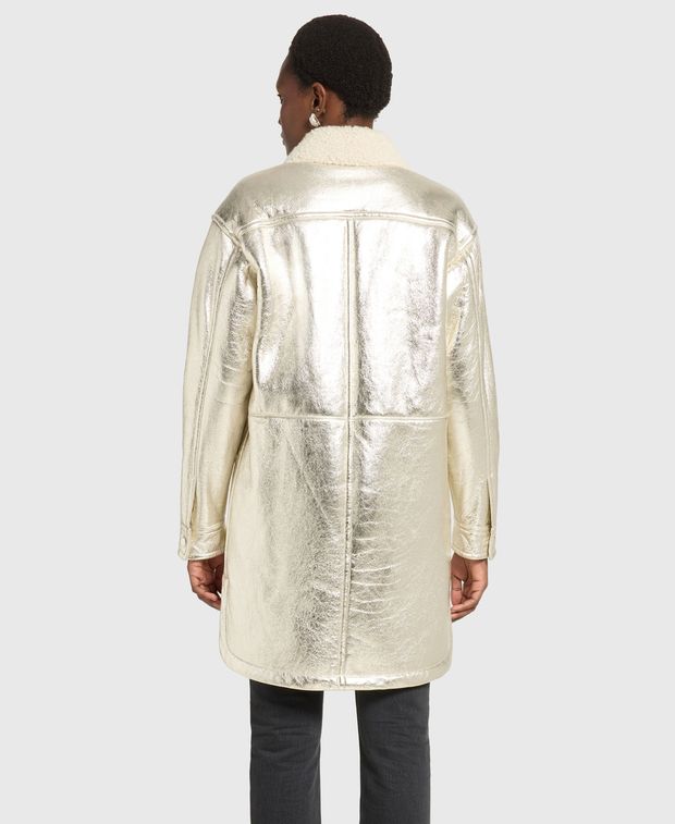 Yves Salomon Leather coat