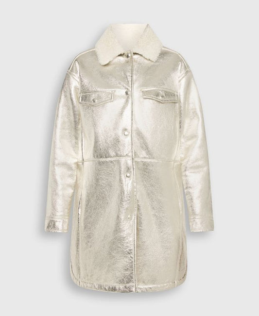 Yves Salomon Leather coat