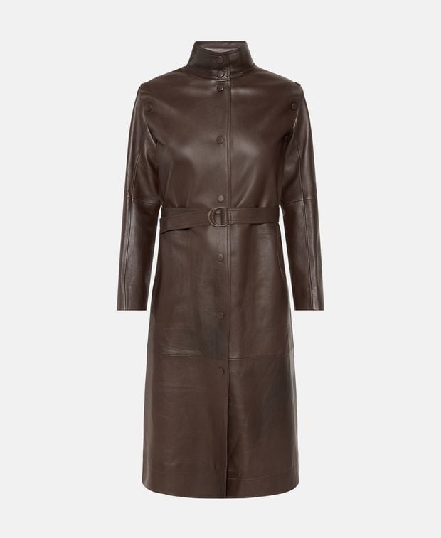 Yves Salomon Leather coat