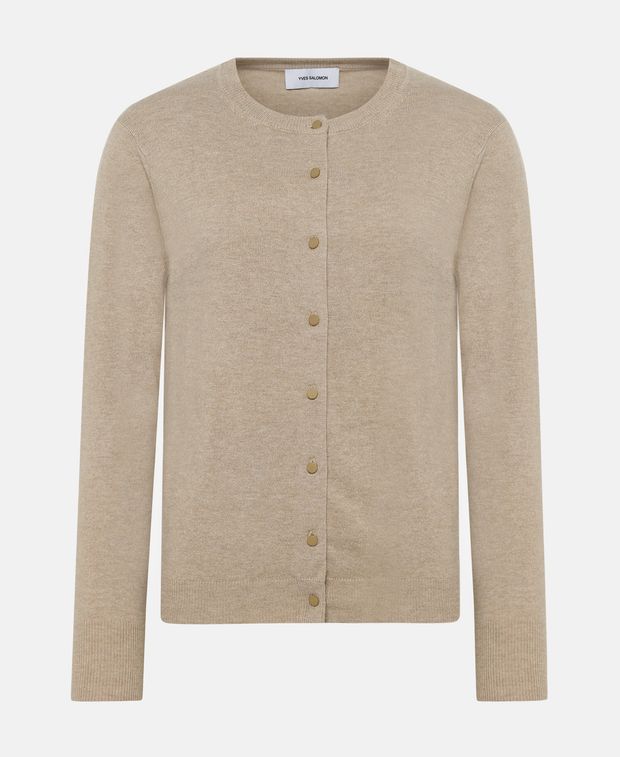 Yves Salomon Wool cardigan Honolulu