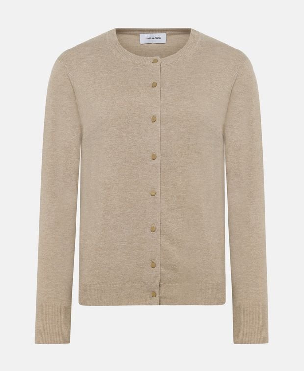 Yves Salomon Wool cardigan Honolulu