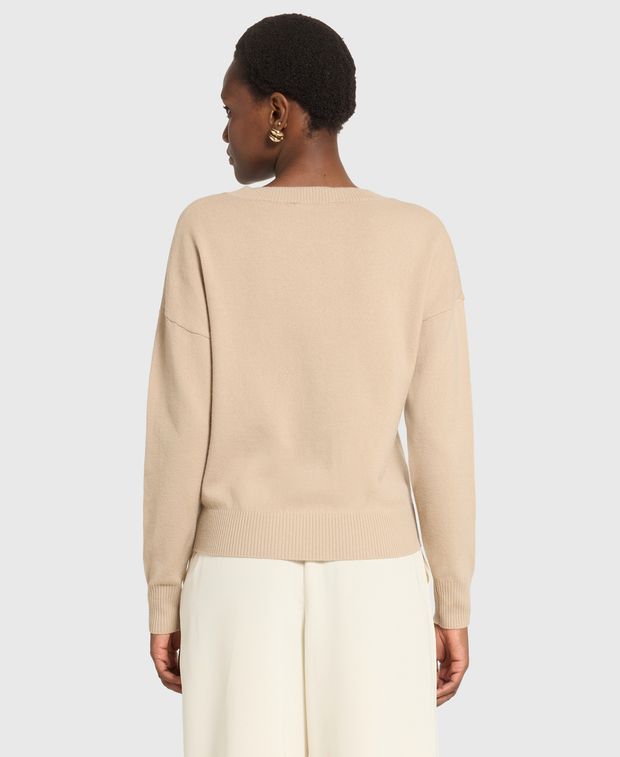 Yves Salomon Wool-blend pullover Ficelle