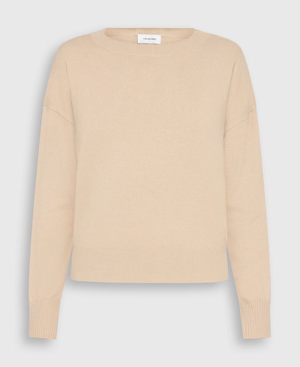 Yves Salomon Wool-blend pullover Ficelle