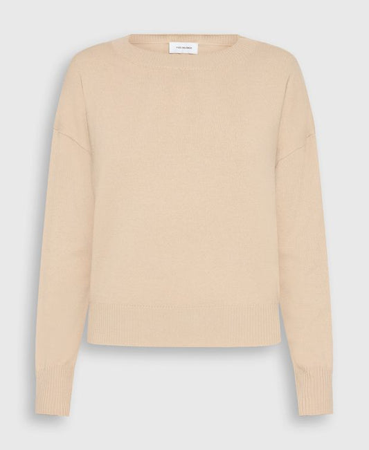 Yves Salomon Wool-blend pullover Ficelle