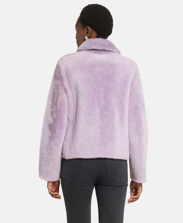 Yves Salomon Lamb fur jacket Jacinthe