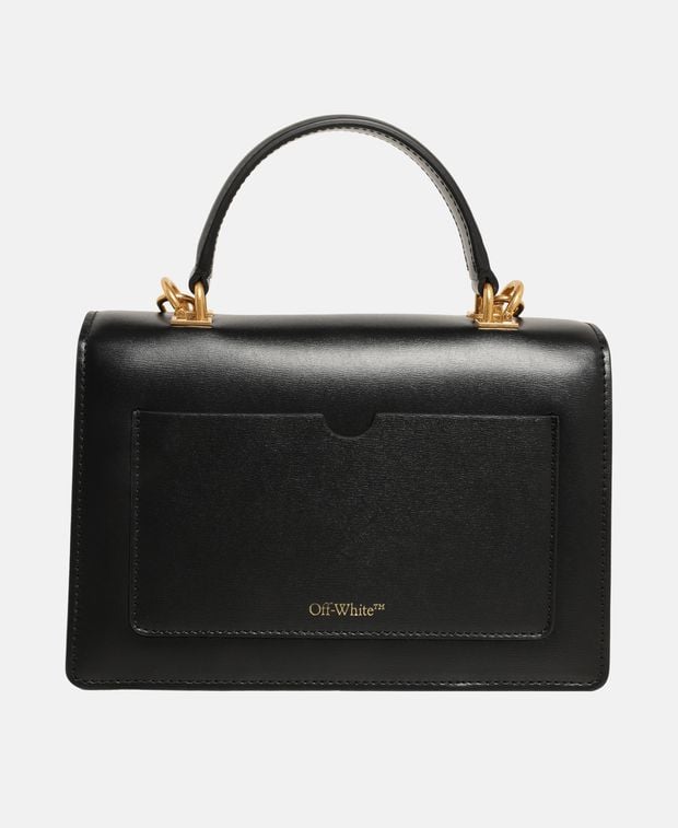 Off-White Leather Top Handle bag Jitney