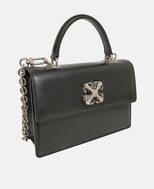 Off-White Leather Top Handle bag Jitney