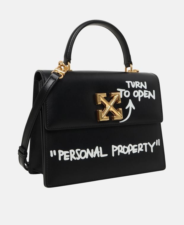 Off-White Leather handbag Jitney